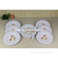 8 PCS Plastic Serving Plates with Cake Spade (LS-3001)